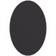 Tapis ovale ELLIPSE à galon Dickson, coloris Graphite foncé U 520, galon taupe 0050
