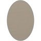 Tapis ovale ELLIPSE à galon Dickson, coloris Sable U 522, galon souris 1023