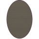 Tapis ovale ELLIPSE à galon Dickson, coloris Pierre U 523, galon bordeaux 9631