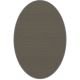 Tapis ovale ELLIPSE à galon Dickson, coloris Pierre U 523, galon souris 1023
