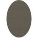 Tapis ovale ELLIPSE à galon Dickson, coloris Pierre U 523, galon souris 1023