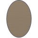 Tapis ovale ELLIPSE à galon Dickson, coloris Dune U 524, galon marine 5412