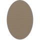Tapis ovale ELLIPSE à galon Dickson, coloris Dune U 524, galon souris 1023