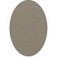 Tapis ovale ELLIPSE à galon Dickson, coloris Coquille U 525, galon taupe 0050