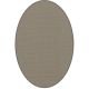 Tapis ovale ELLIPSE à galon Dickson, coloris Coquille U 525, galon taupe 0050