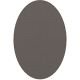 Tapis ovale ELLIPSE à galon Dickson, coloris Perspective U 527, galon cacao 9533 