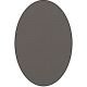 Tapis ovale ELLIPSE à galon Dickson, coloris Perspective U 527, galon noir 5012