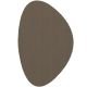 Tapis extérieur intérieur STONE Dickson, vinyle tissé coloris  Cacao U 519