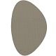 Tapis in & out STONE à galon Dickson, coloris Coquille U 525, galon Taupe 0050
