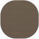 Tapis indoor outdoor en vinyle MARSHMALLOW Dickson, coloris Cacao U 519