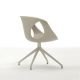 Chaise pivotante pieds alu UP CHAIR Tonon, coloris sable