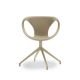 Chaise pivotante pieds alu UP CHAIR Tonon, coloris sable