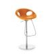 Chaise de bar hauteur réglable UP STOOL Tonon, coloris orange
