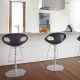 Chaises de bar hauteur réglable UP STOOL Tonon, coloris noir