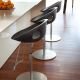 Chaises de bar hauteur réglable UP STOOL Tonon, coloris noir