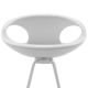 Chaise de bar fixe UP STOOL Tonon, coloris blanc