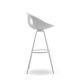 Chaise de bar fixe UP STOOL Tonon, coloris blanc