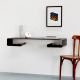 Bureau mural console design coloris noir MOEBIUS Coco & Co