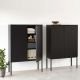 Buffet 2 portes noir BARN Woud