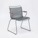 Fauteuil de jardin coloris gris foncé CLICK Houe