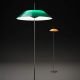 Lampes de sol MAYFAIR Vibia en méthacrylate coloris orange et vert