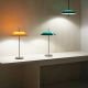 Lampes LED à poser MAYFAIR Vibia, orange et verte 