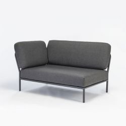 Module canapé d'extérieur LEVEL Houe, angle à droite