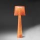 Lampe de sol outdoor WIND Vibia, coloris orange hauteur 164 cm