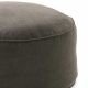 Détail des finitions du pouf rond in & outdoor MOON Fast, Ø 80 cm