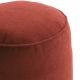 Détail des finitions du pouf rond in & outdoor MOON Fast, Ø 45 cm