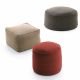 Poufs ronds et cube en tissu MOON Fast, indoor & outdoor