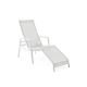 Chaise longue VICTOR Varaschin, coloris blanc