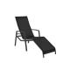 Chaise longue VICTOR Varaschin, coloris gris