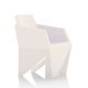 Fauteuil blanc GEMMA B-Line, design Karim Rashid