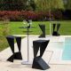 Tabourets de bar noirs ICON B-Line, indoor & outdoor