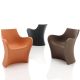 Fauteuil cuir & simili-cuir WOOPY B-Line