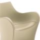 Fauteuil simili-cuir WOOPY B-Line, coloris beige Platinum 