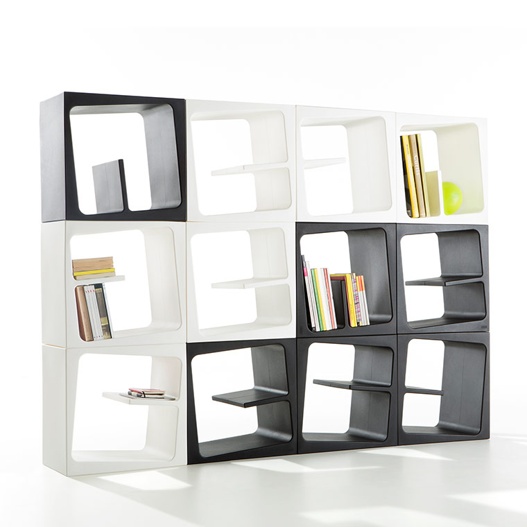 【B-Line】 QUBY シェルフ Quby, cube modulable B-Line, module rangement design