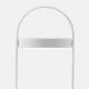 Lampe de sol LED sans fil GIRAVOLTA Pedrali coloris blanc