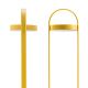 Lampes de sol LED sans fil GIRAVOLTA Pedrali coloris jaune
