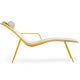 Chaise longue jaune NOLITA Pedrali avec matelas