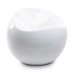 Pouf Ball Chair blanc brillant XL Boom