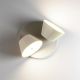 Applique blanche abat-jour double  TAM TAM A2 Marset
