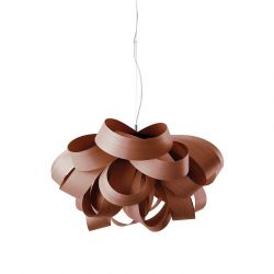 Suspension AGATHA Small LZF, finition hêtre chocolat