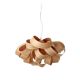 Suspension AGATHA Small LZF, finition cerisier naturel