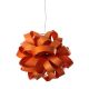 Suspension AGATHA Ball LZF, finition hêtre orange