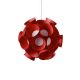 Suspension LED DANDELION LZF, finition hêtre rouge