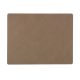 Set de table cuir recyclé Nupo brun SQUARE L Lind DNA