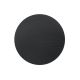 Set de table rond Ø 30 cm en cuir recyclé Buffalo noir CIRCLE Lind DNA