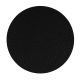 Set de table rond Ø 40 cm en cuir recyclé Lace noir CIRCLE Lind DNA